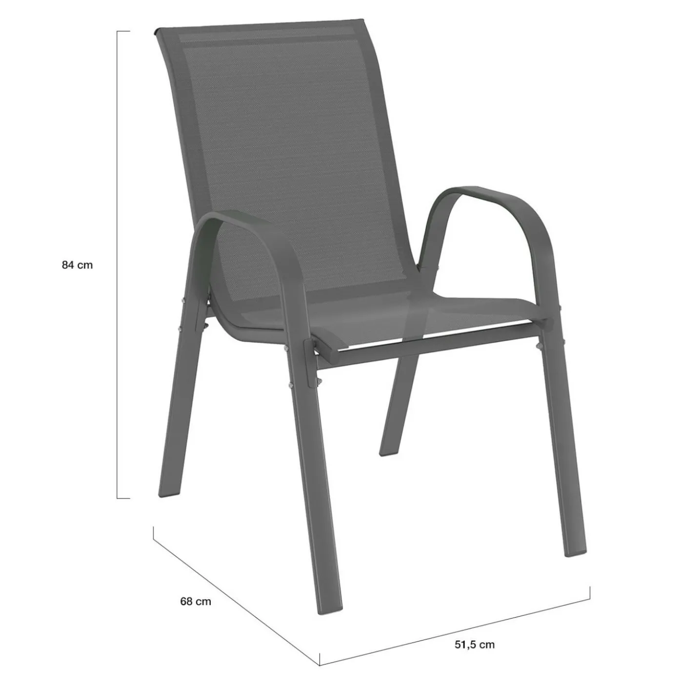 Salon de jardin gris anthracite avec table extensible et 12 chaises