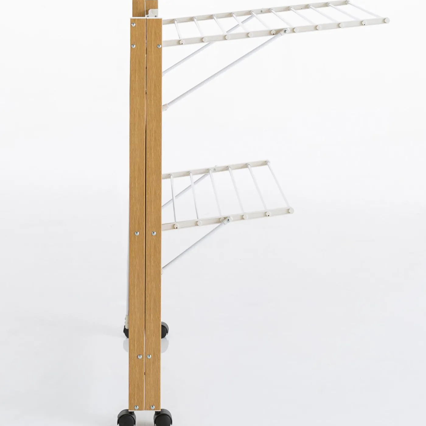 Séchoir design imitation bois pliable