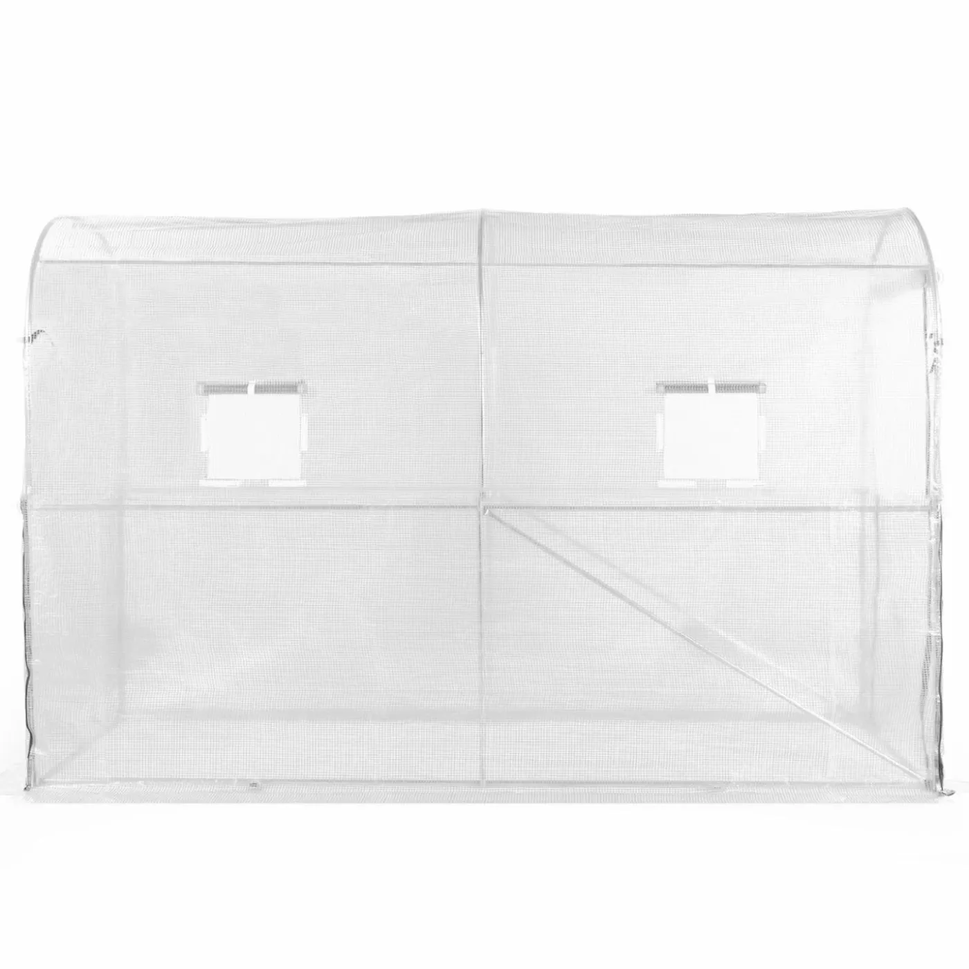 Serre à tomates 3 m² 3 x 1 x 2 m blanche