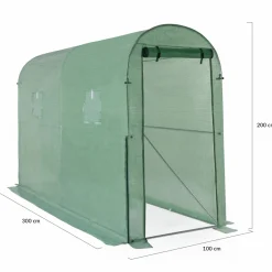 Serre à tomates 3 m² 3x1x2m