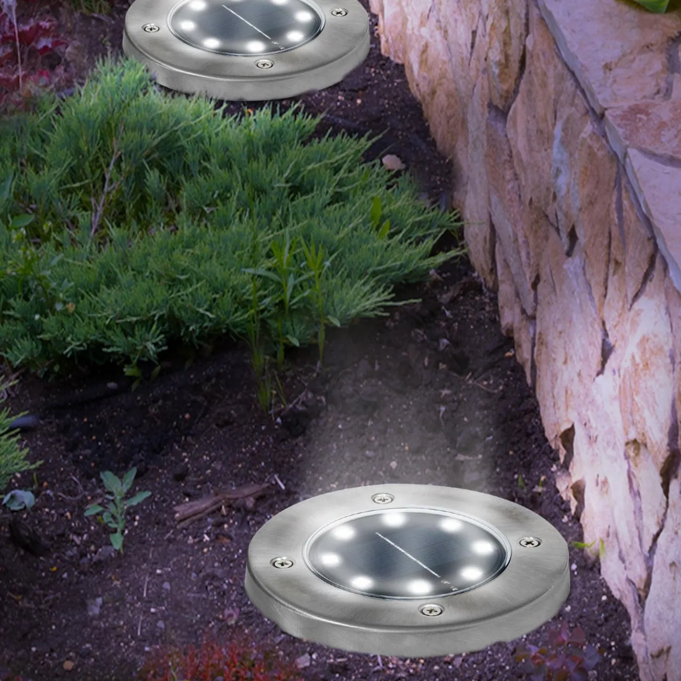 Spots solaires extérieur LED