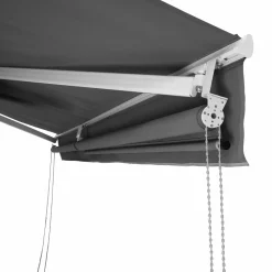 Store banne gris anthracite 4x3 m