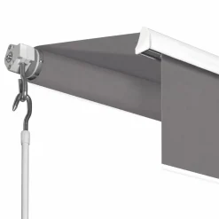 Store banne 3,80x3 m gris anthracite
