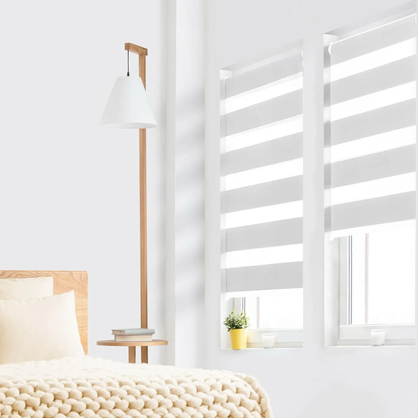 Store jour nuit blanc 60 x 120 cm