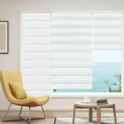 Store jour nuit blanc 60 x 230 cm