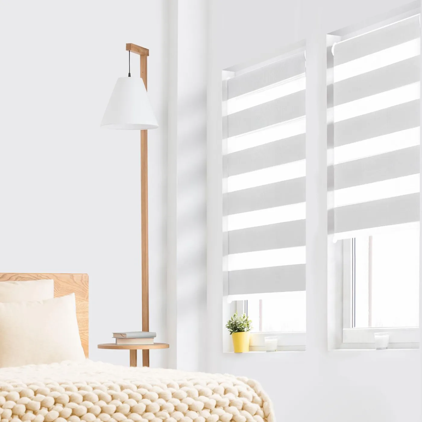 Store jour nuit blanc 50 x 150 cm