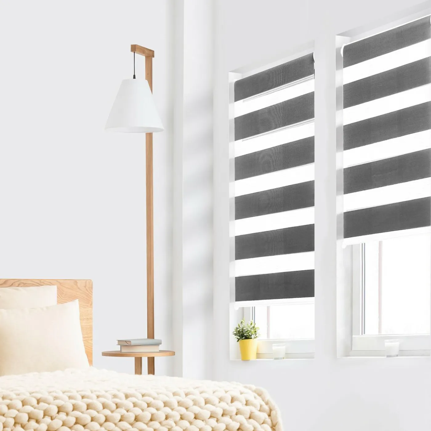 Store jour nuit gris 50 x 150 cm