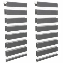 Stores jour nuit gris 40 x 170 cm