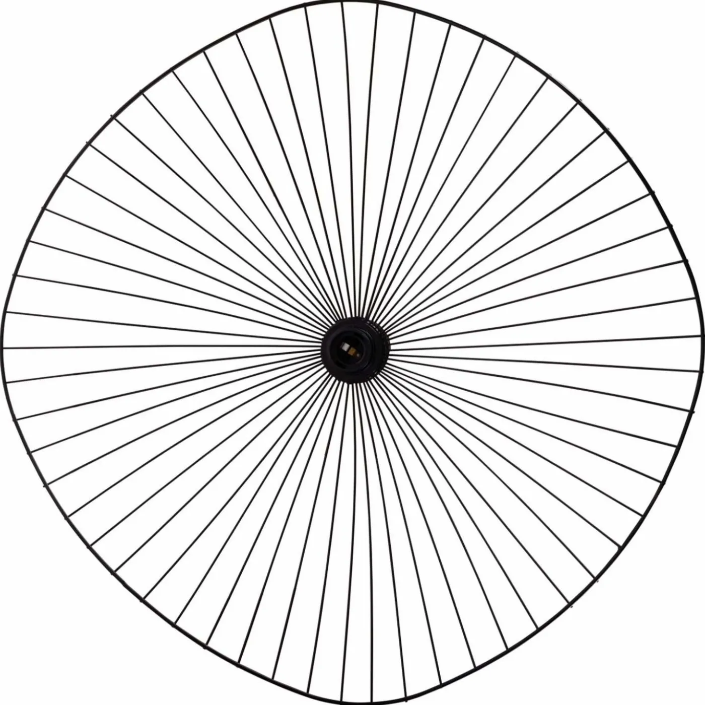 Suspension luminaire filaire noire