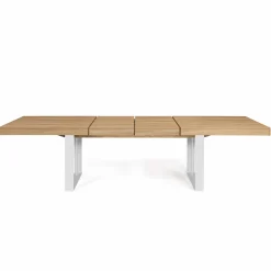 Table à manger 10 à 12 personnes bois et blanc