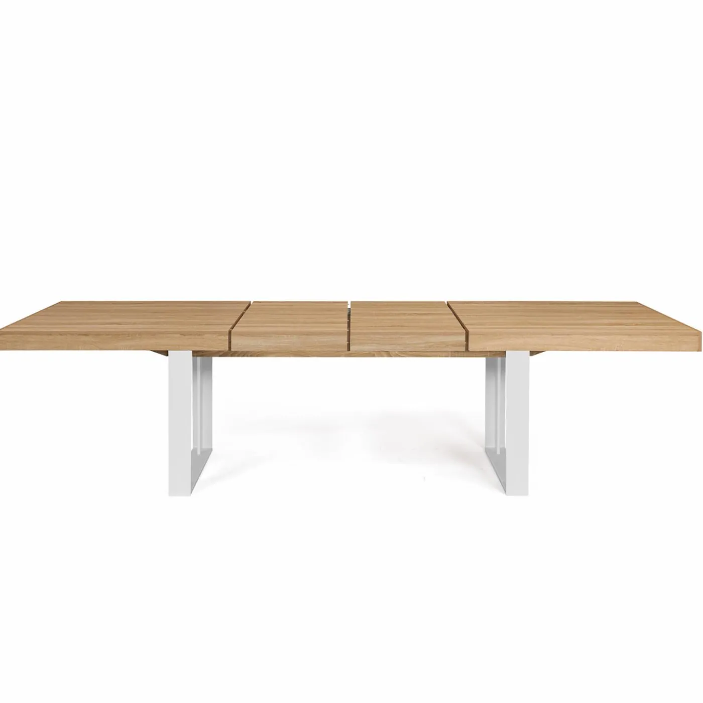 Table à manger 10 à 12 personnes bois et blanc