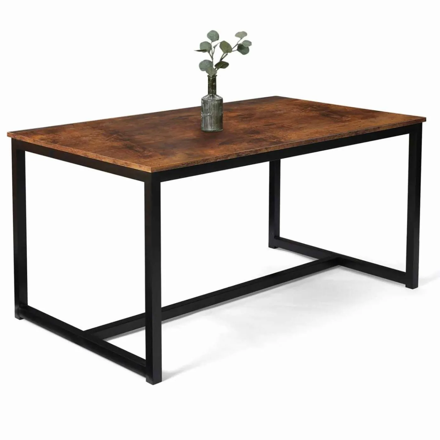 Table à manger 6 personnes style industriel 150 cm