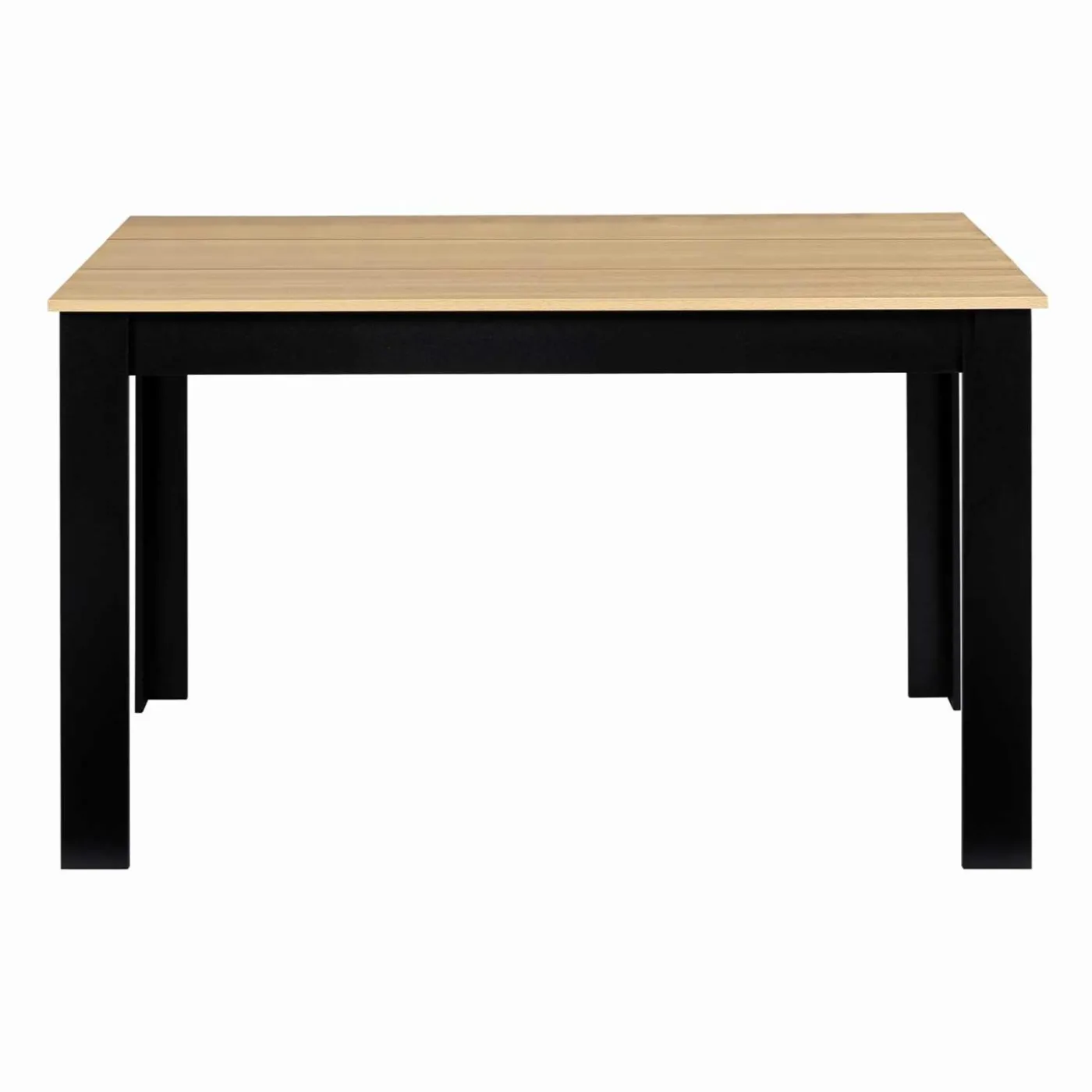 Table à manger 110 X 70 cm noir et bois