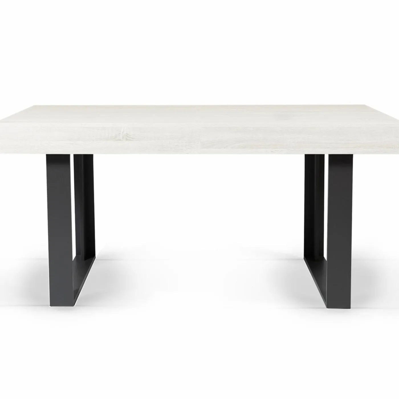 Table à manger bois gris 160 cm