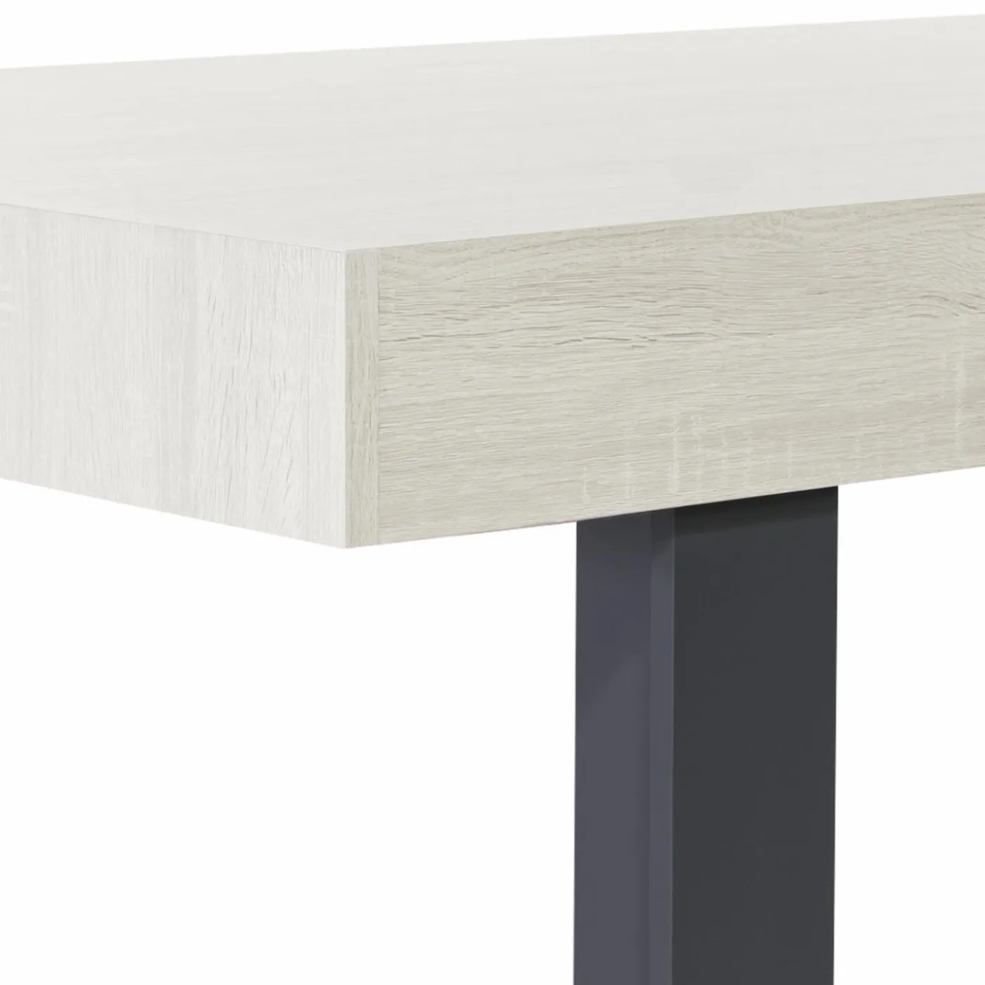 Table à manger bois gris 160 cm