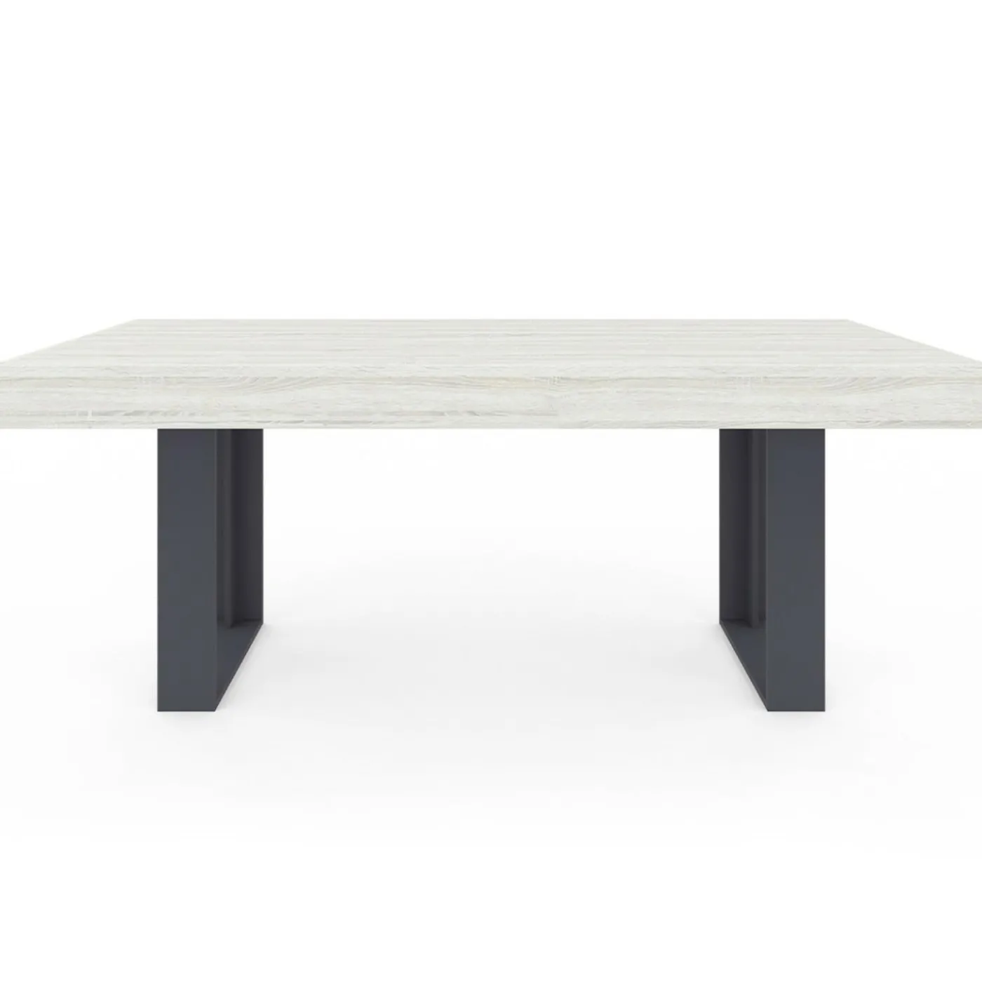 Table à manger bois gris 200 cm