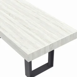 Table à manger bois gris 200 cm