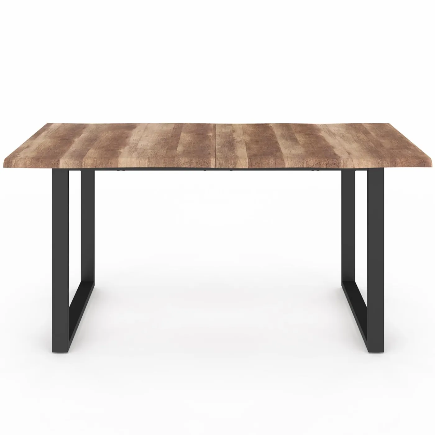 Table à manger effet bois brut 6 personnes