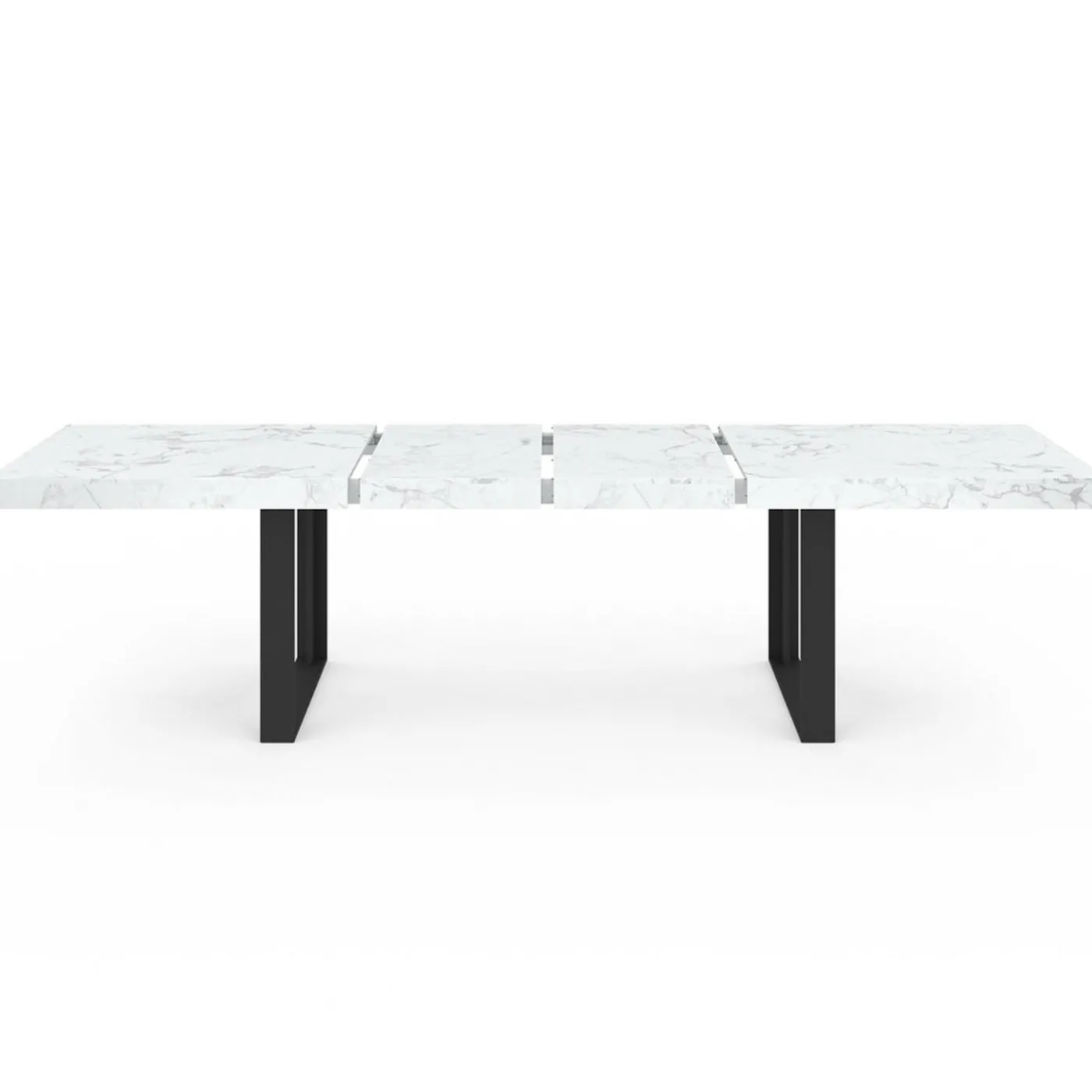 Table à manger extensible rectangle 6 à 12 personnes