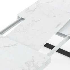 Table à manger extensible rectangle 6 à 12 personnes