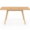 Table à manger extensible 4-8 places 110-150 cm effet bois