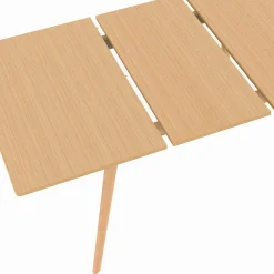 Table à manger extensible 4-8 places 110-150 cm effet bois