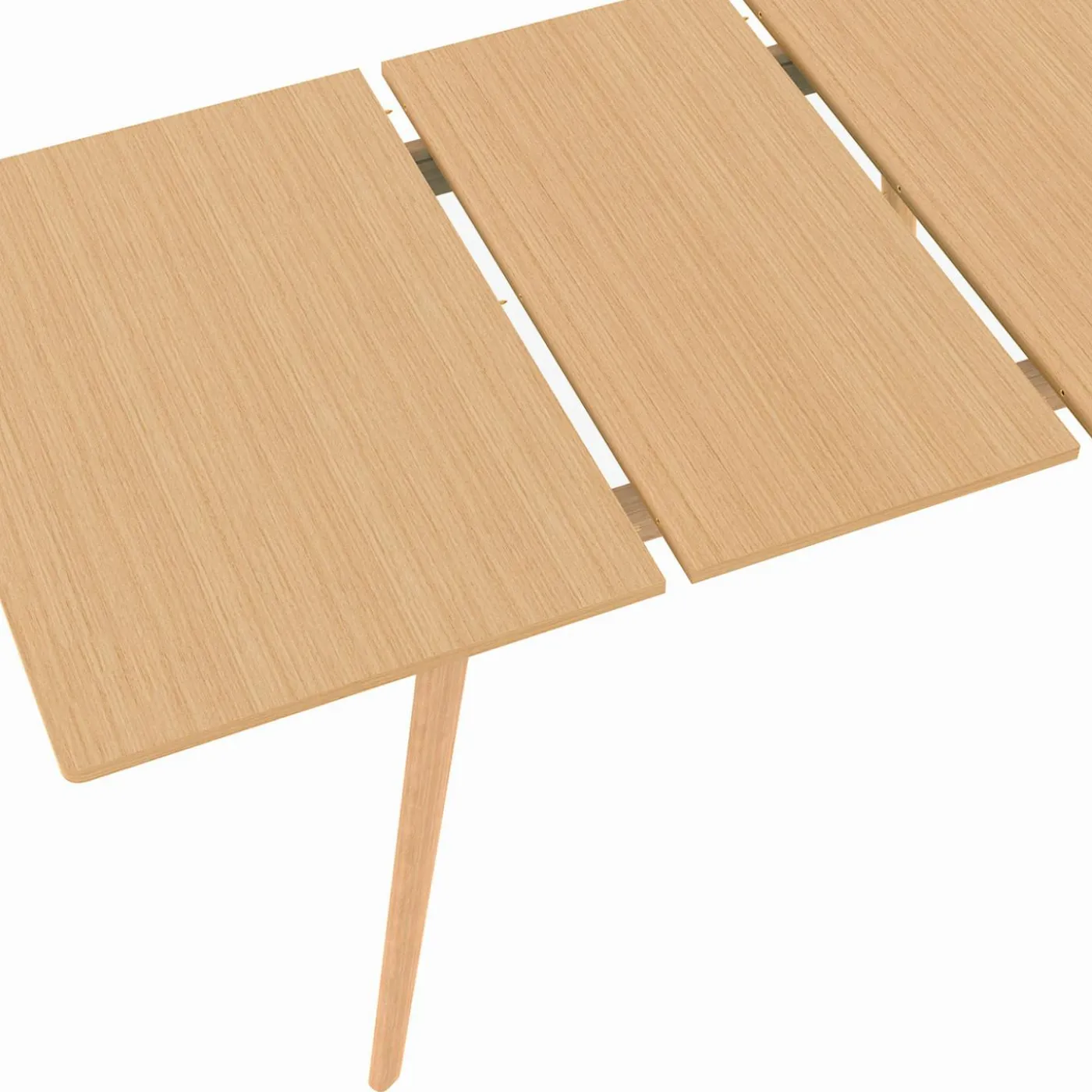 Table à manger extensible 4-8 places 110-150 cm effet bois