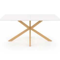 Table à manger rectangulaire 8 personnes pied araignée