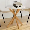 Table à manger ronde 4 personnes pied araignée