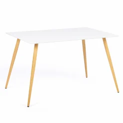 Table à manger scandinave blanche SARA