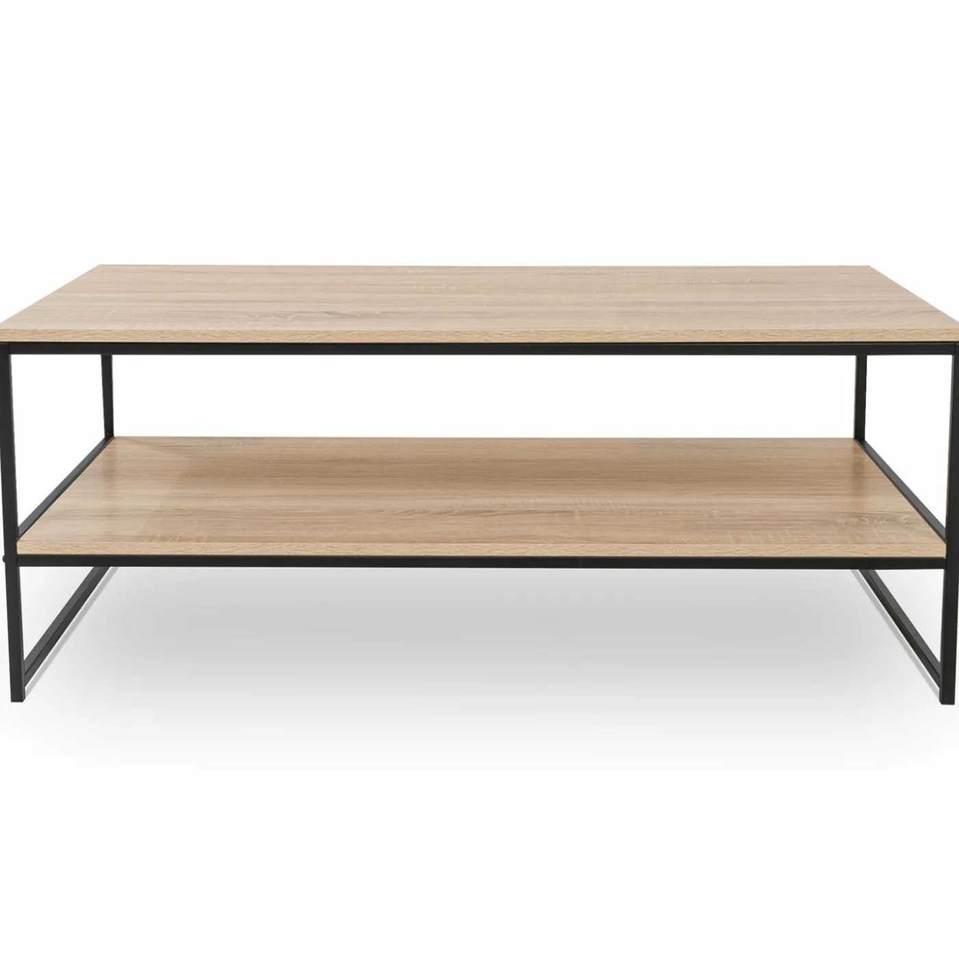 Table basse bois métal industriel