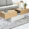 Table basse design avec rangement mini bar intégré