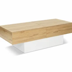 Table basse design avec rangement mini bar intégré