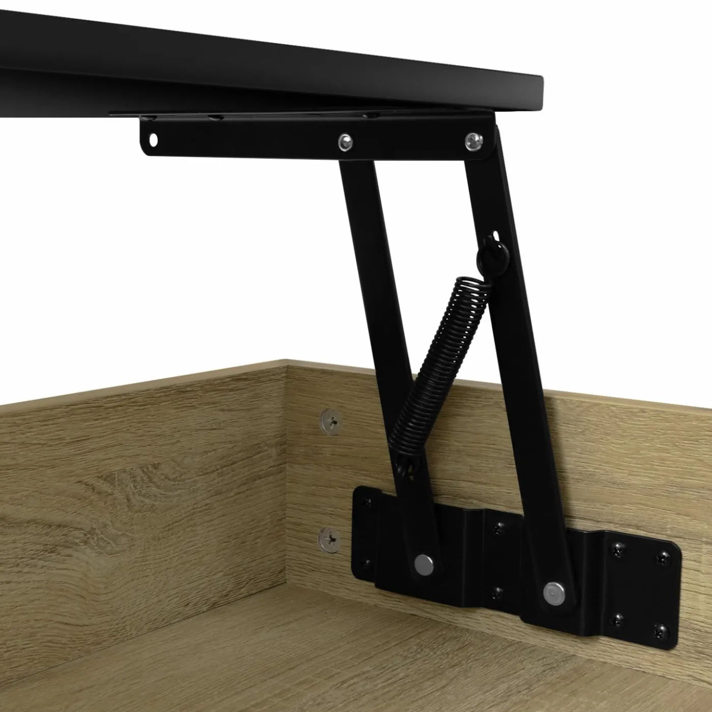 Table basse rectangle design industriel