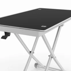 Table basse relevable en table à manger verre trempé