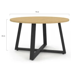 Table basse ronde 70 cm