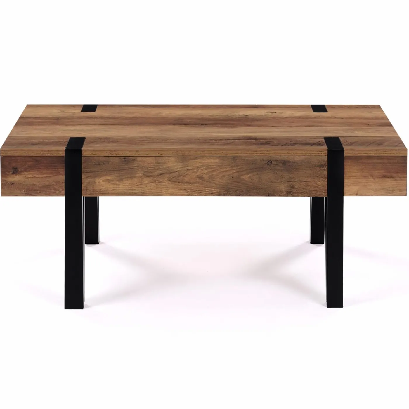 Table basse style industriel 1 tiroir pied épingle