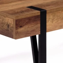 Table basse style industriel 1 tiroir pied épingle