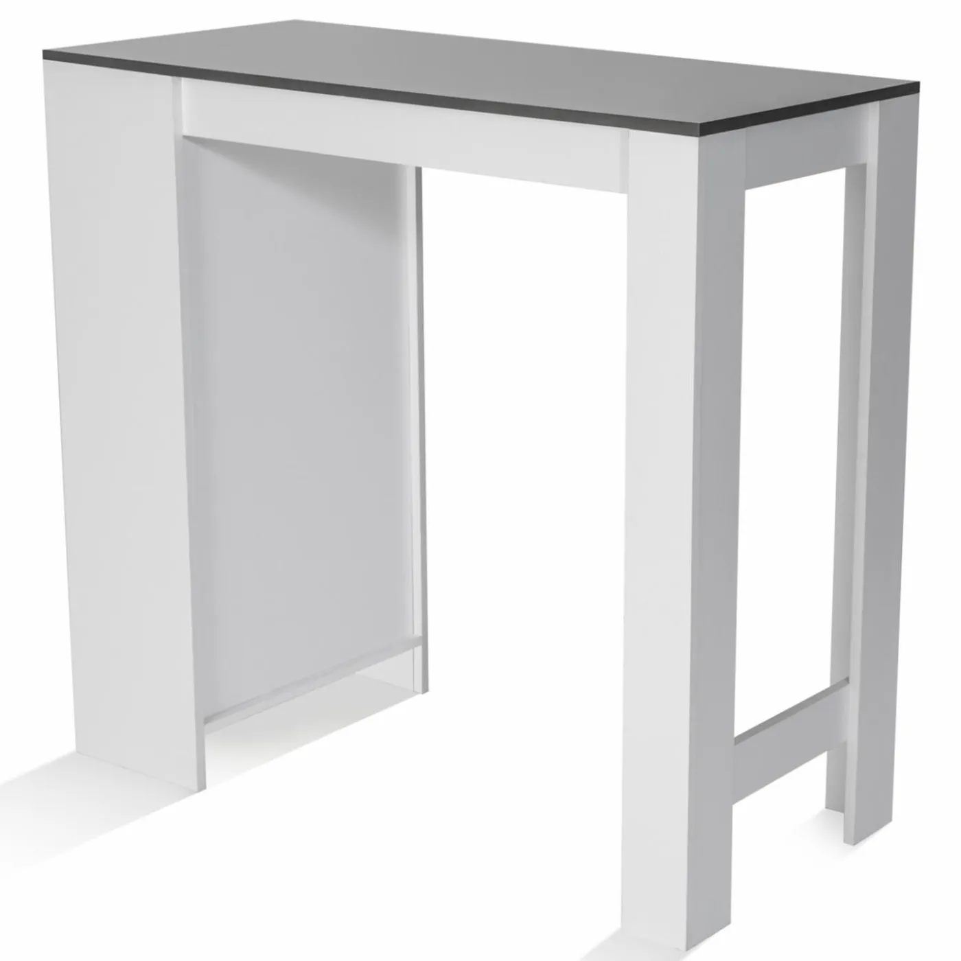 Table de bar haute 2 à 4 personnes avec rangement