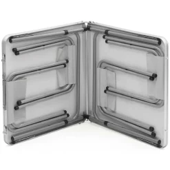 Table de camping pliante de 120 cm à hauteur réglable pour 4 personnes
