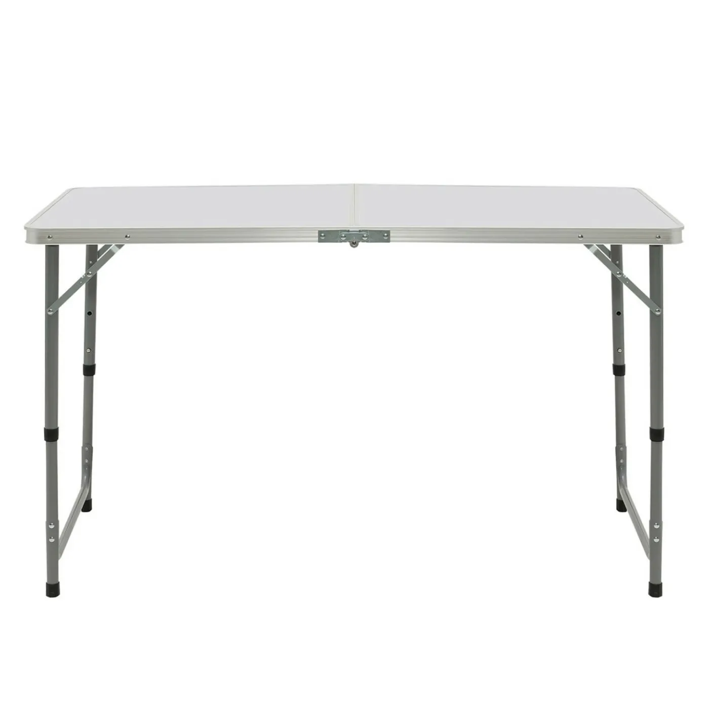 Table de camping pliante de 120 cm à hauteur réglable pour 4 personnes