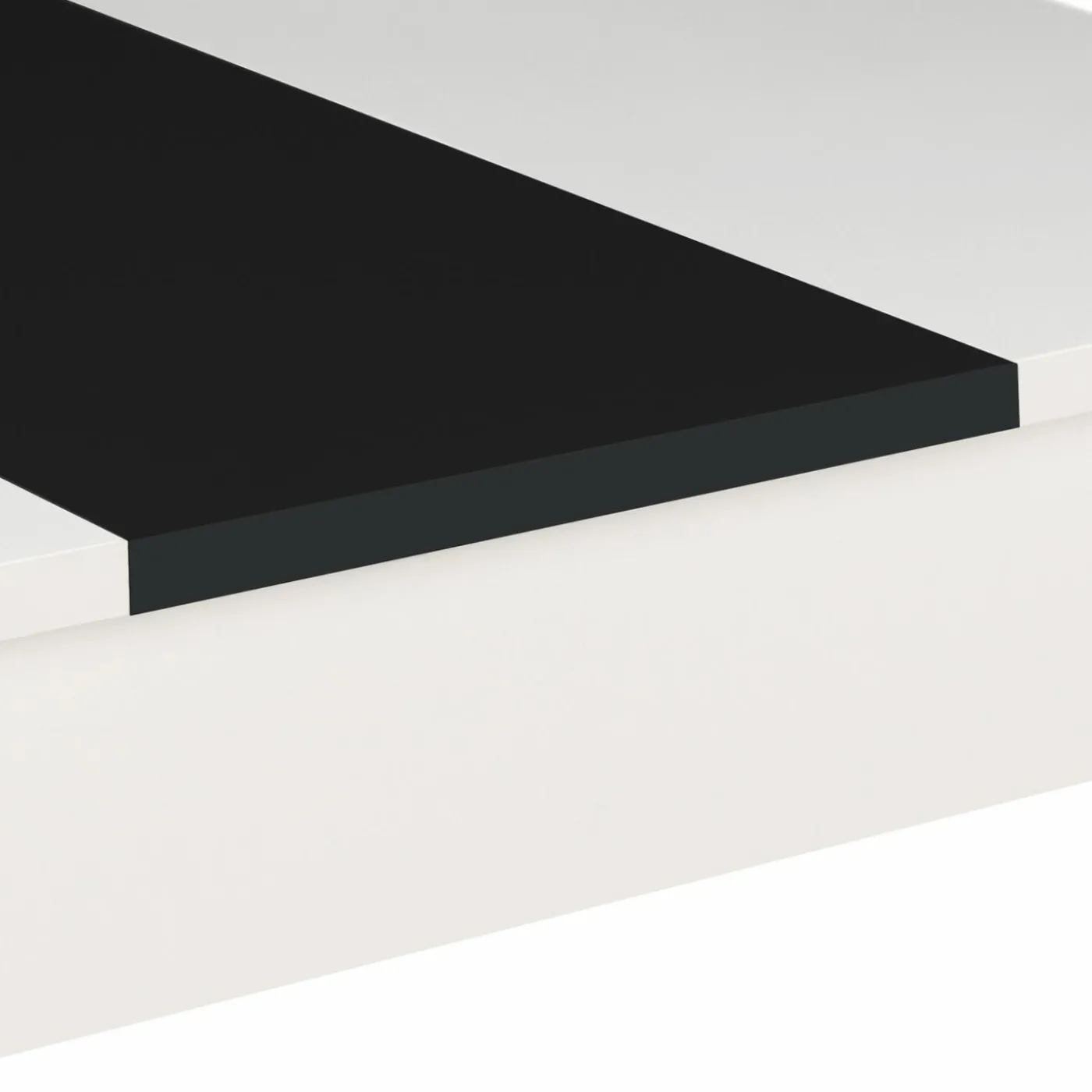 Table de cuisine 6 personnes blanche et noire