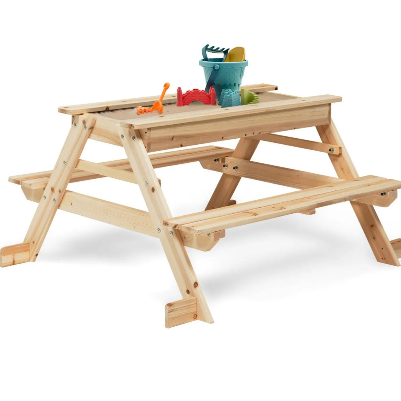 Table de pique nique enfant bac à sable