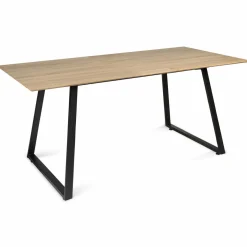 Table extensible moderne bois et métal