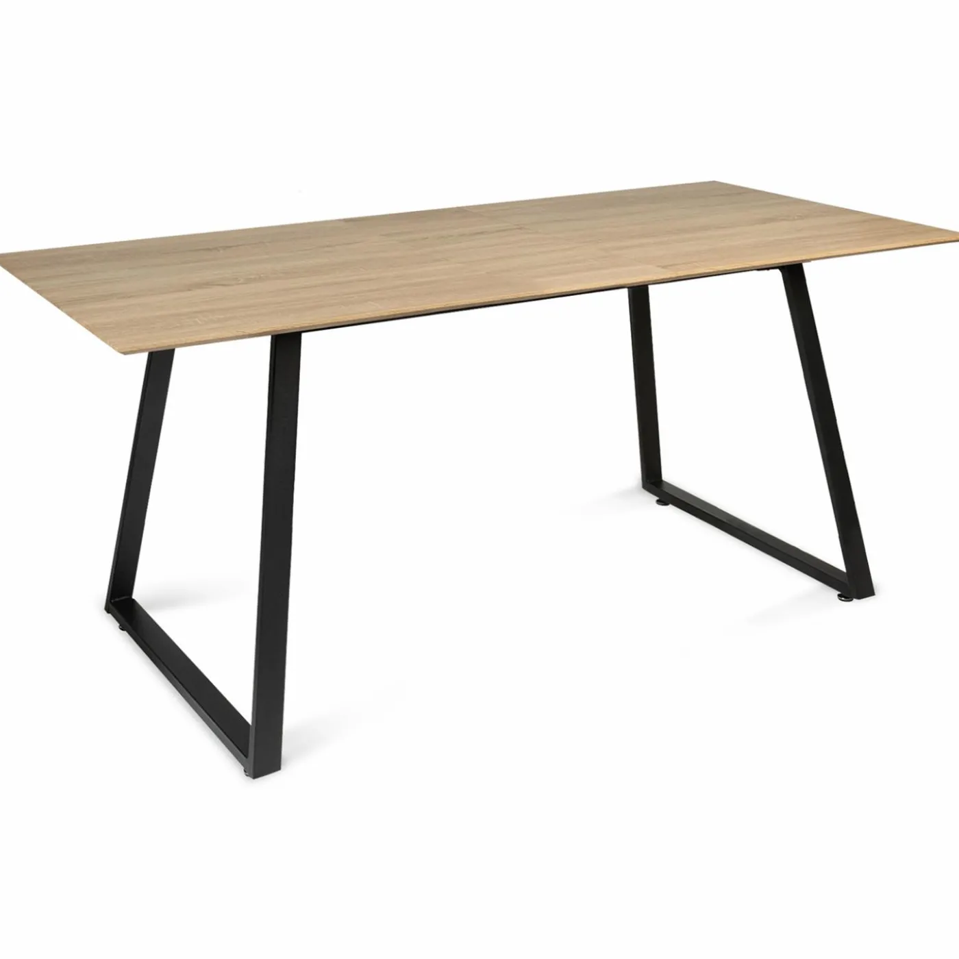Table extensible moderne bois et métal