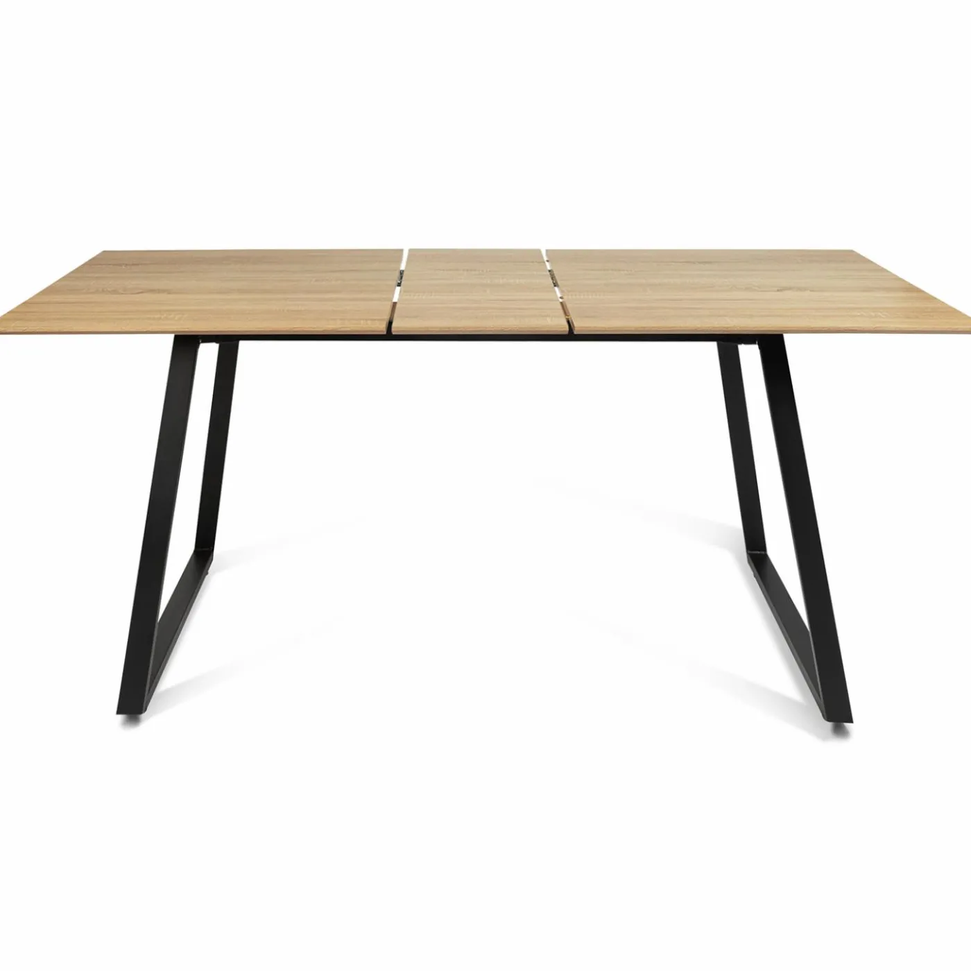 Table extensible moderne bois et métal