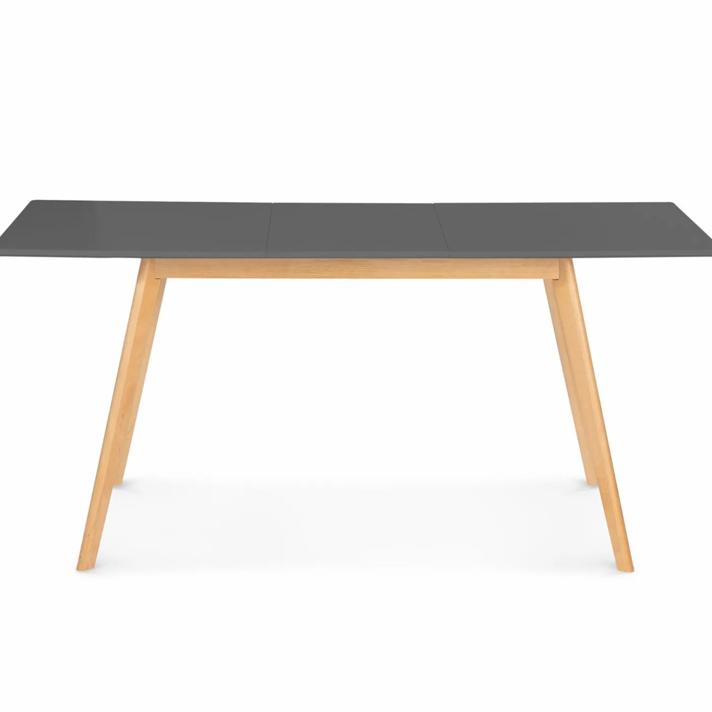 Table extensible scandinave grise anthracite