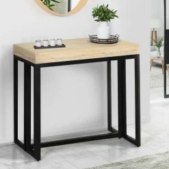Table industrielle extensible 10 personnes 235 cm