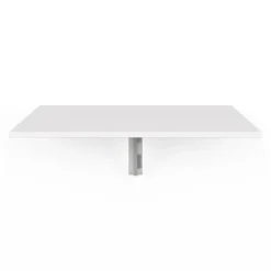 Table murale rabattable bois blanc 2 personnes L.70cm