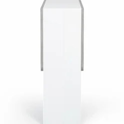 Table pliante design blanche et grise